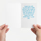 Departure Note Card- Mother’s Day Card