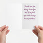 “Time’s Work” Mother’s Day Card
