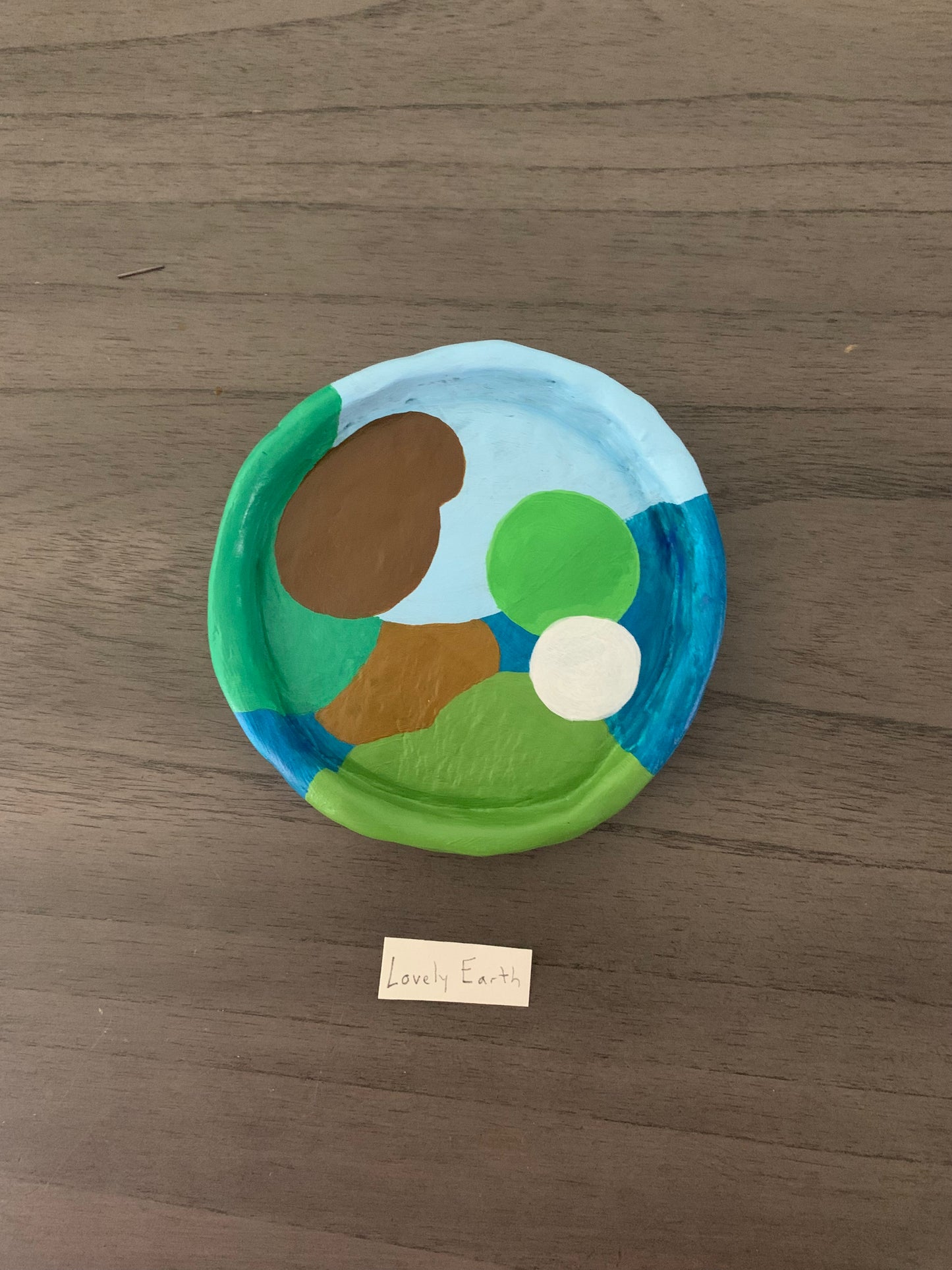 “Lovely Earth” trinket tray